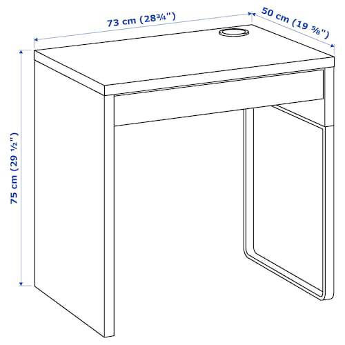 IKEA Micke Desk in White image indicator(5)