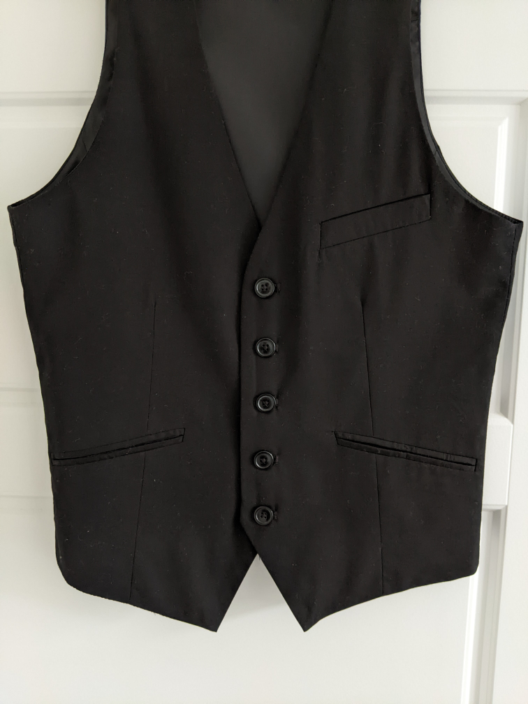 H&M Men's Waistcoat (Black) image indicator(2)