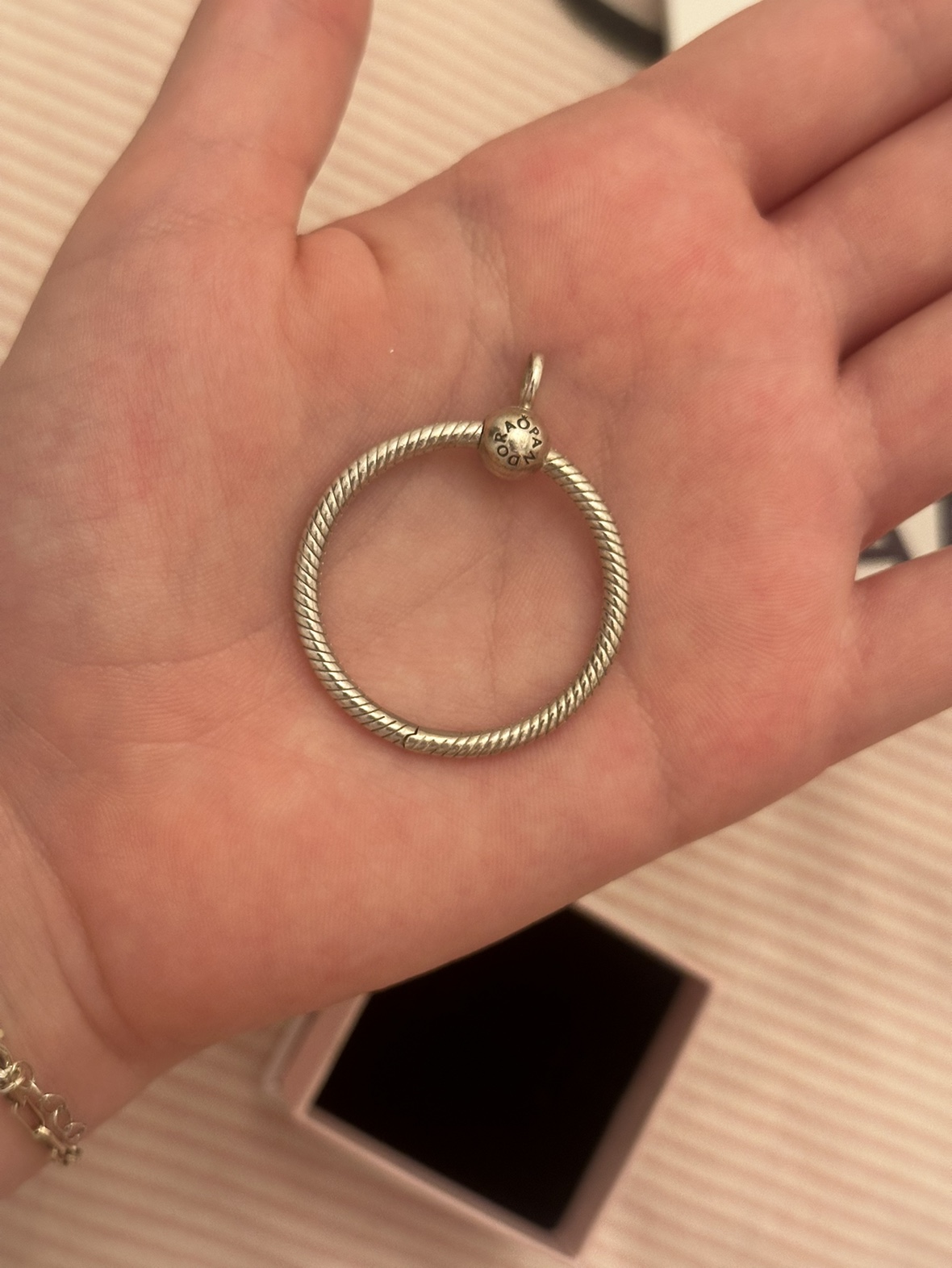Pandora moments small pendant in silver - photo 2