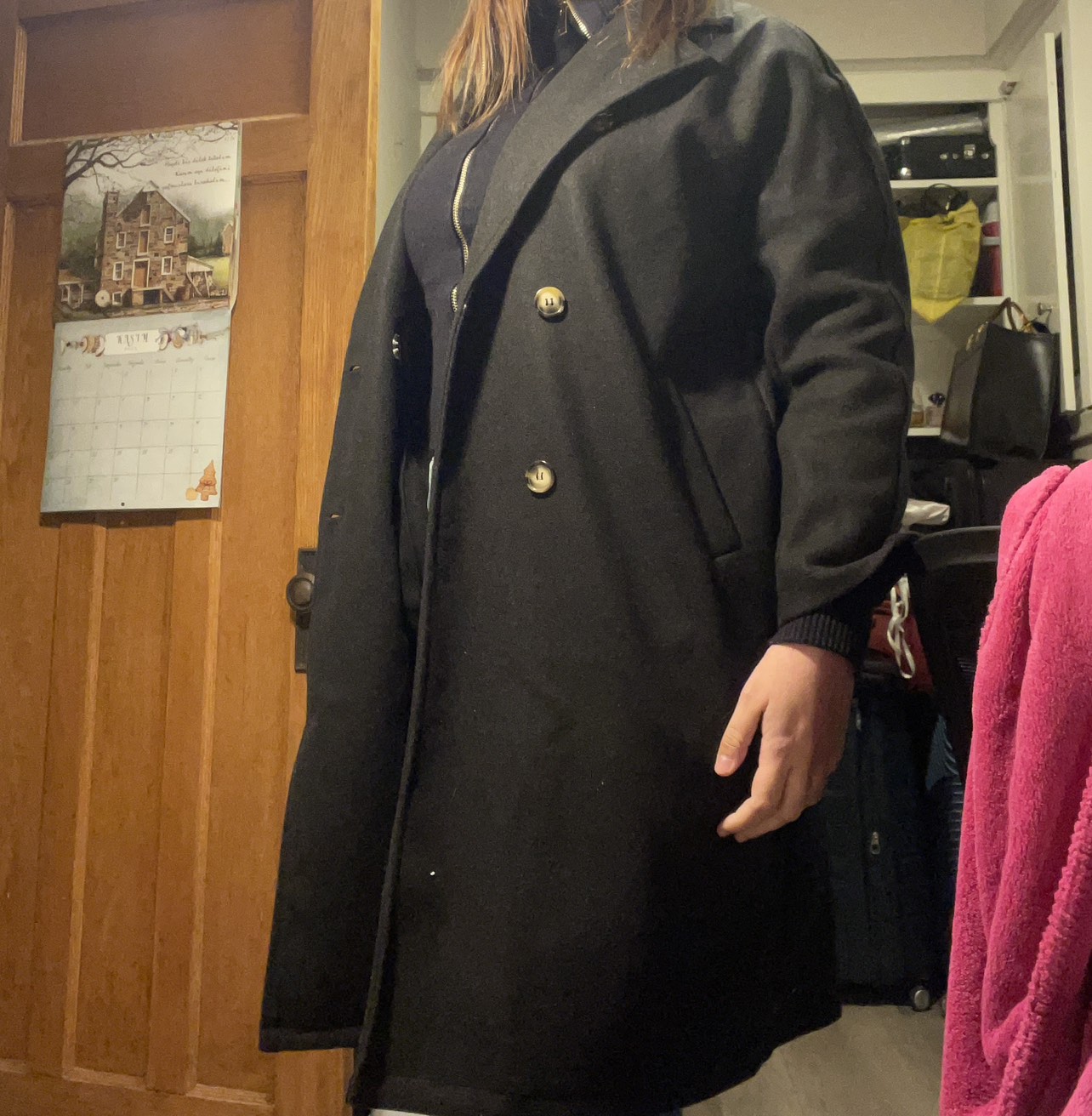 Woman black coat - photo 3