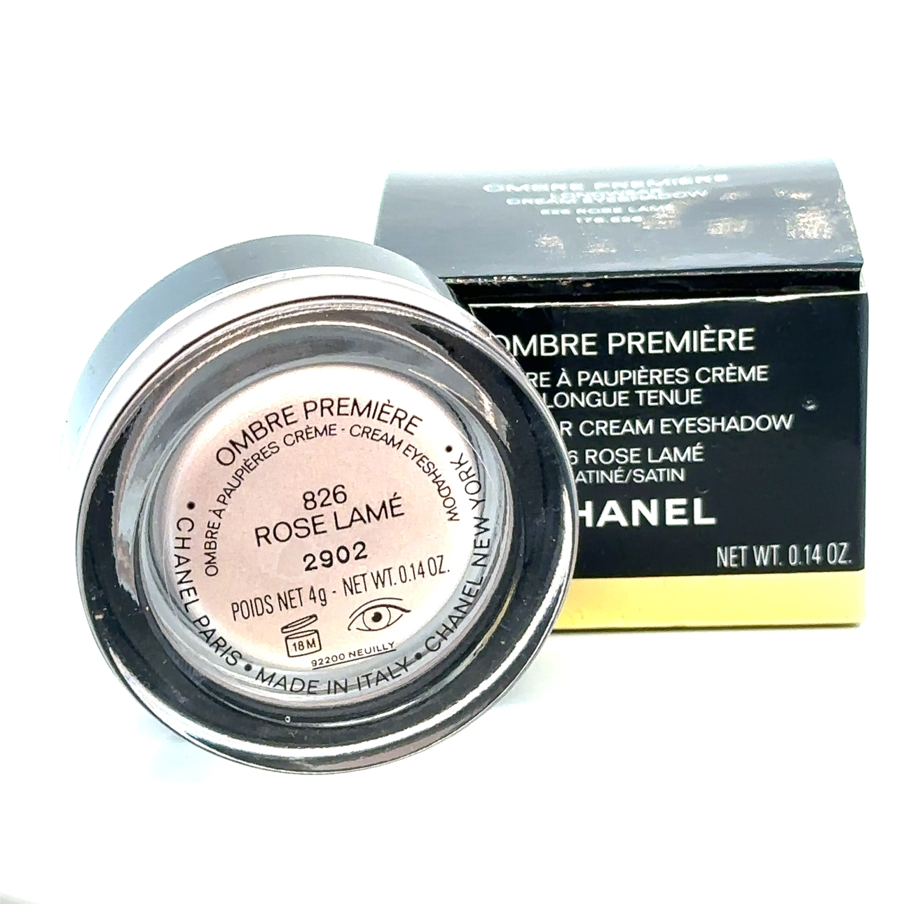 Chanel longwear cream eyeshadow 826 Satin rose image indicator(2)