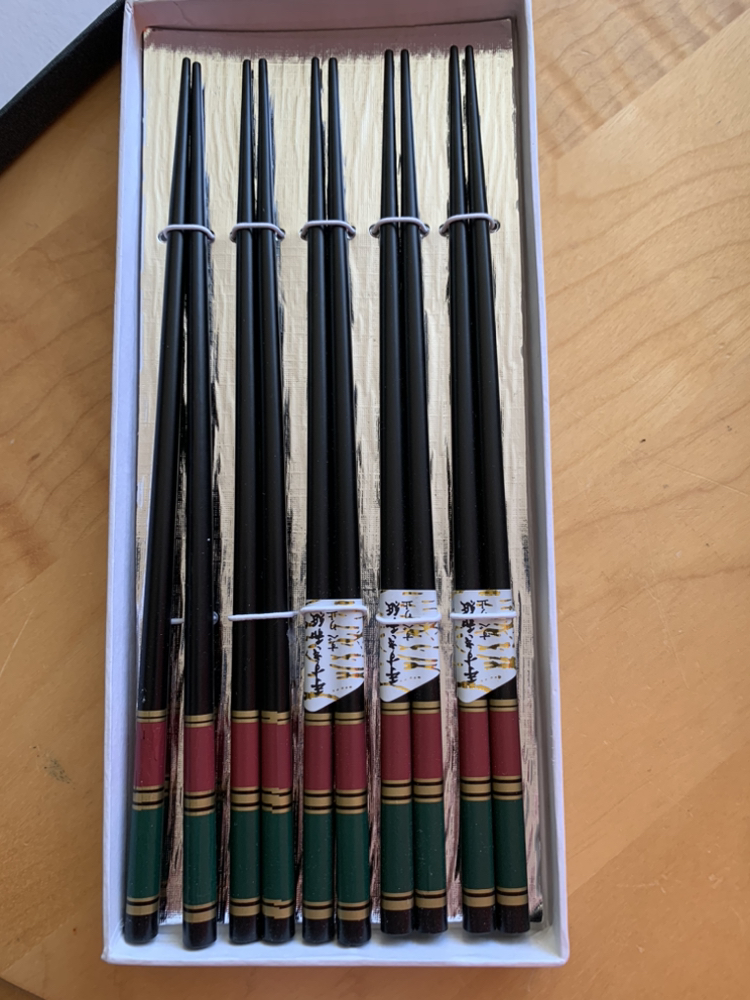 Five-piece chopsticks #freecycle thumbnail