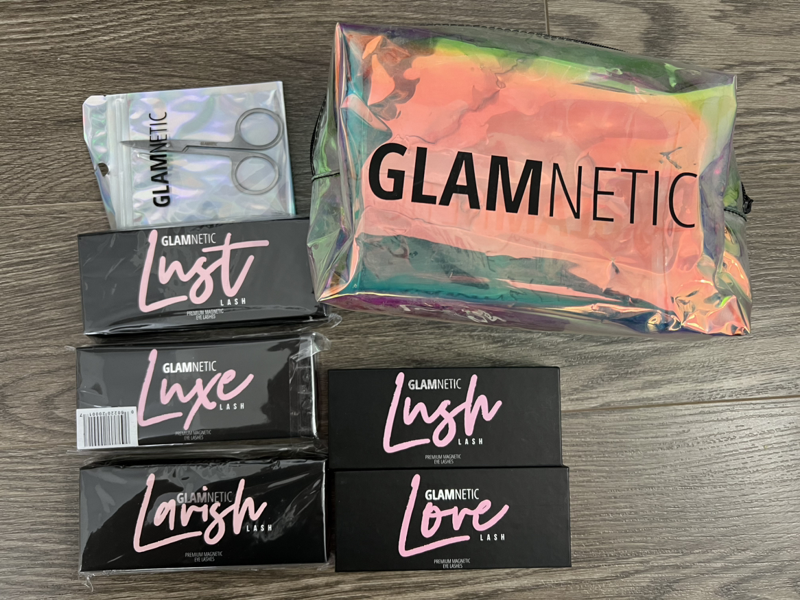 (Moving Sale) Glamnetic only lashes and scissors thumbnail
