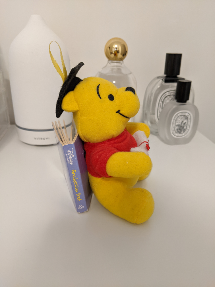 Graduation Winnie the Pooh image indicator(2)
