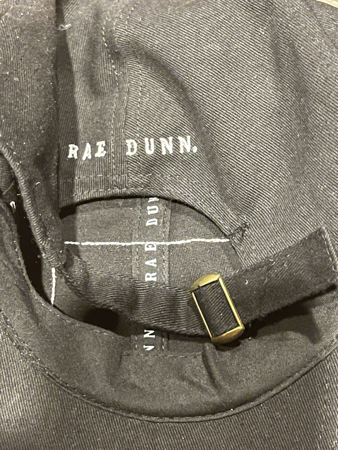 Mommy & Me Matching Strapback cap hat Rae Dunn black image indicator(5)