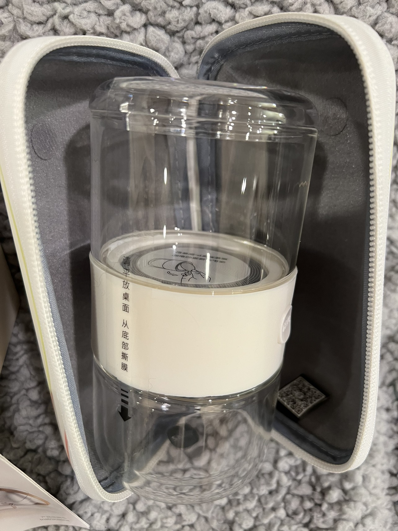 Brand new tea cup set with case - photo 3