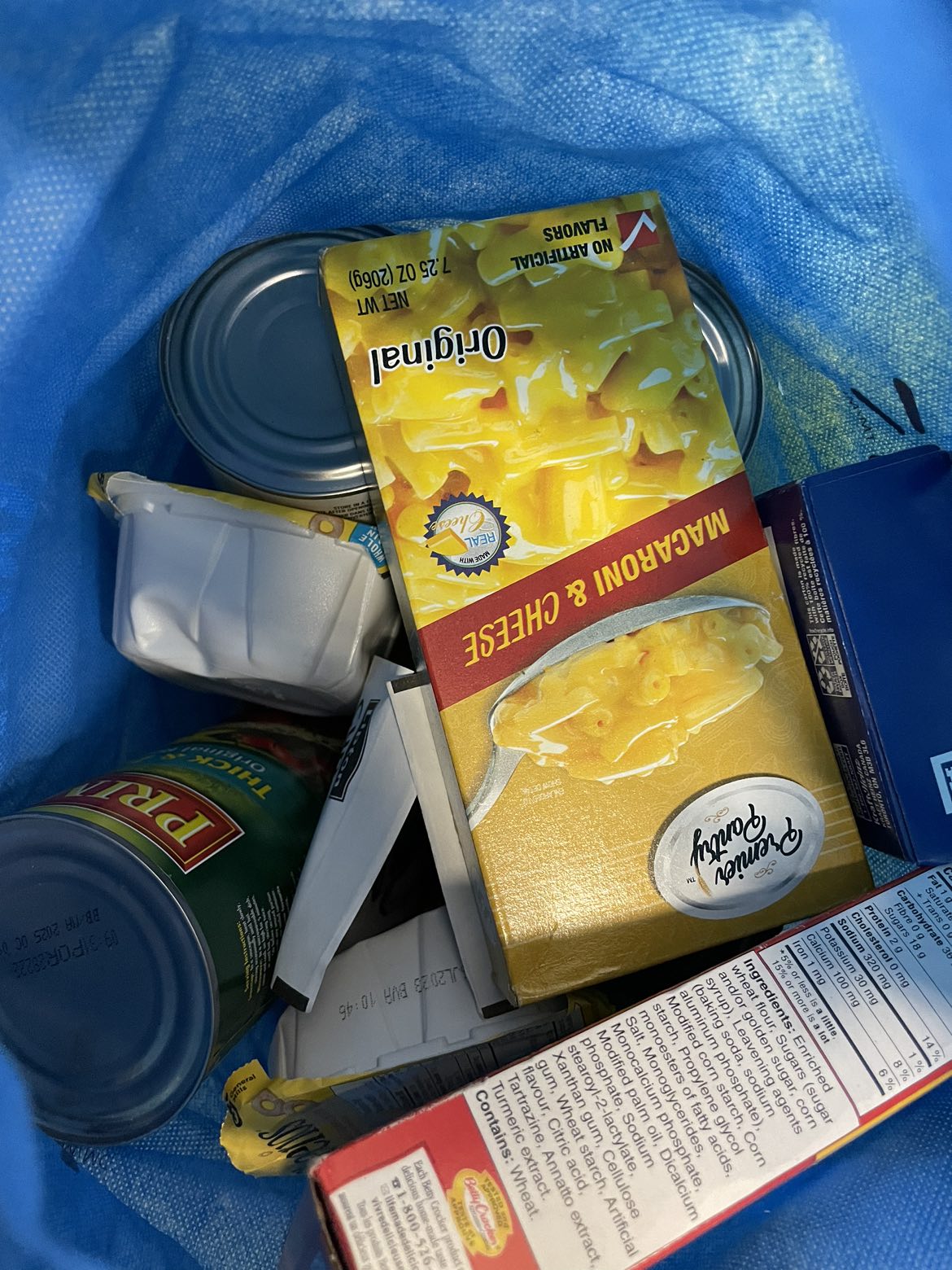 Food from the food bank