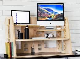ERVO wooden sit to stand desk - photo 2