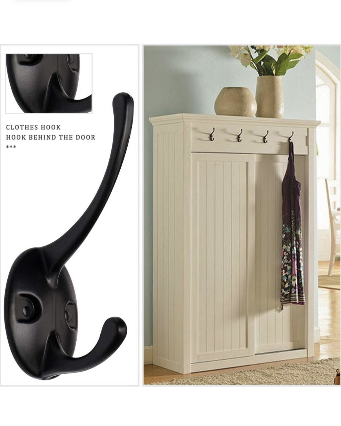 BNIB Coat Hooks image indicator(4)
