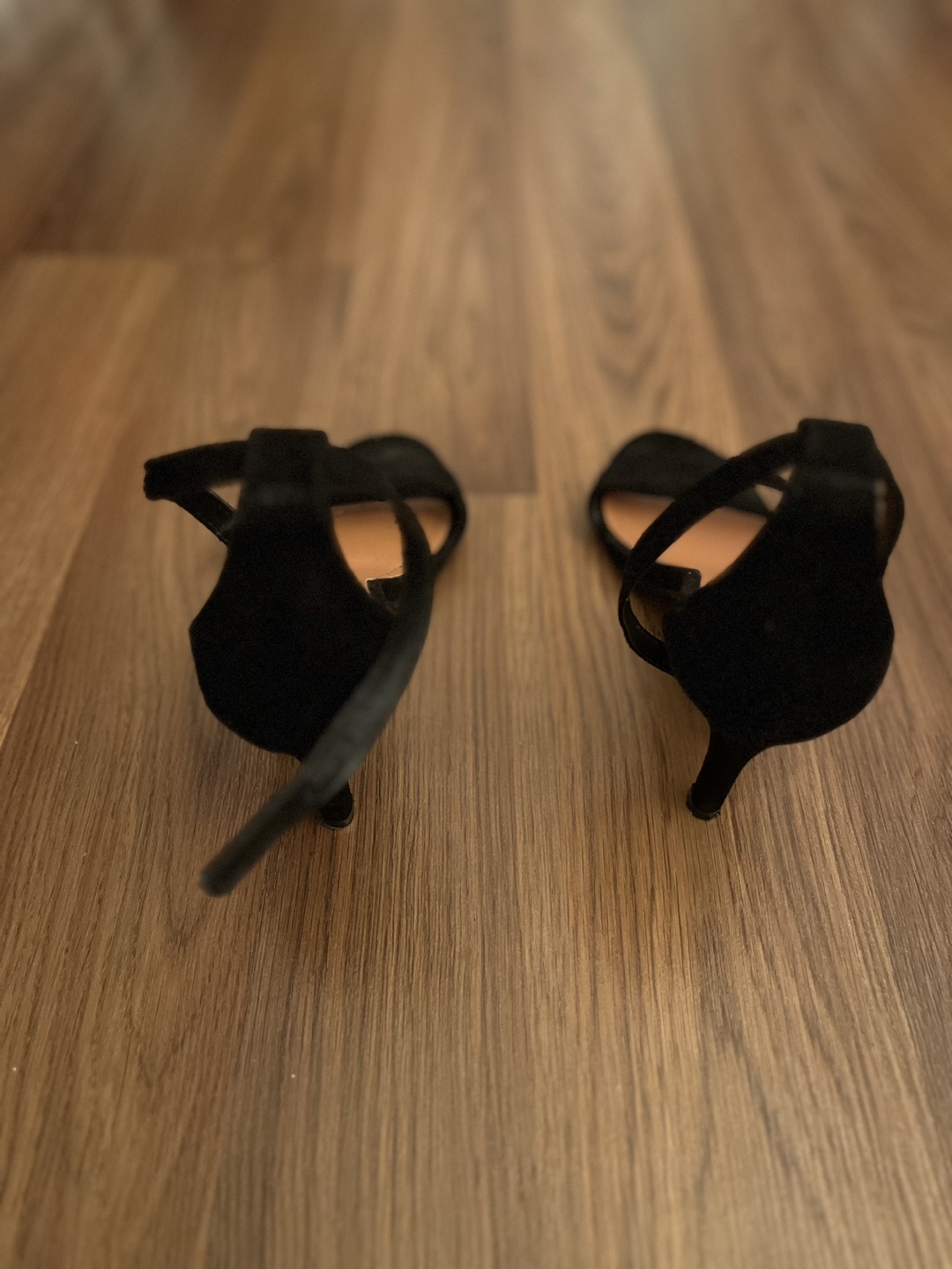 Strappy black heeled sandals - photo 3