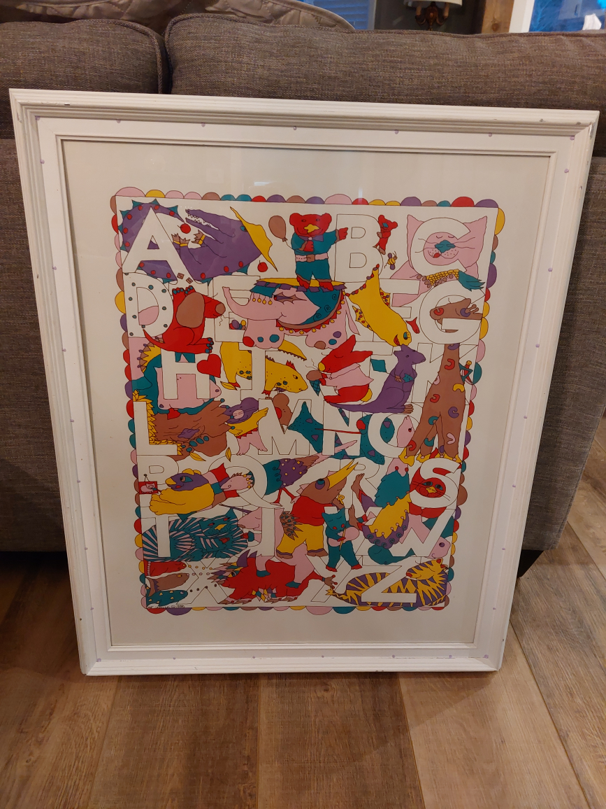 Framed 'Whimsical Alphabet' Print image indicator(5)