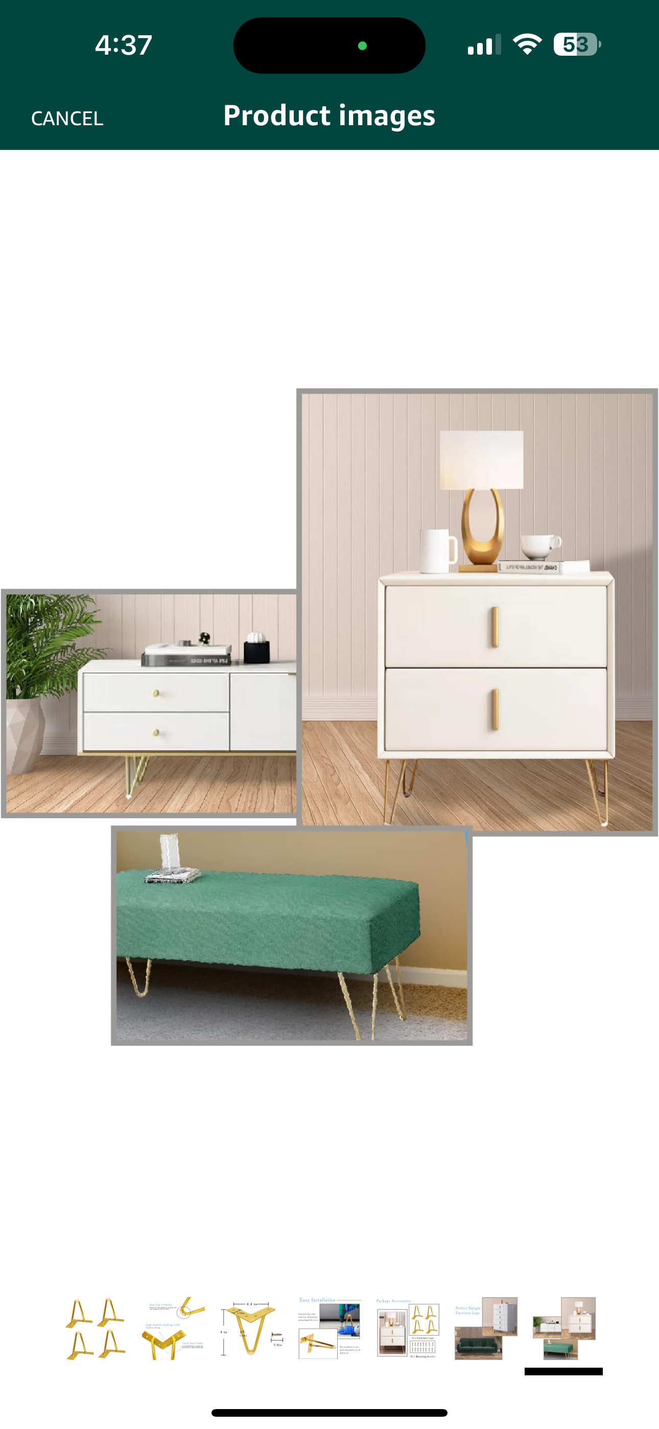 Furniture Legs, 4Pack Heavy Duty🥕 - photo 5