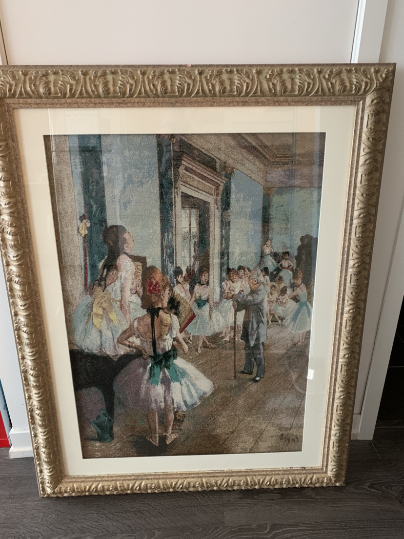 The Ballet Class framed tapestry image indicator(2)