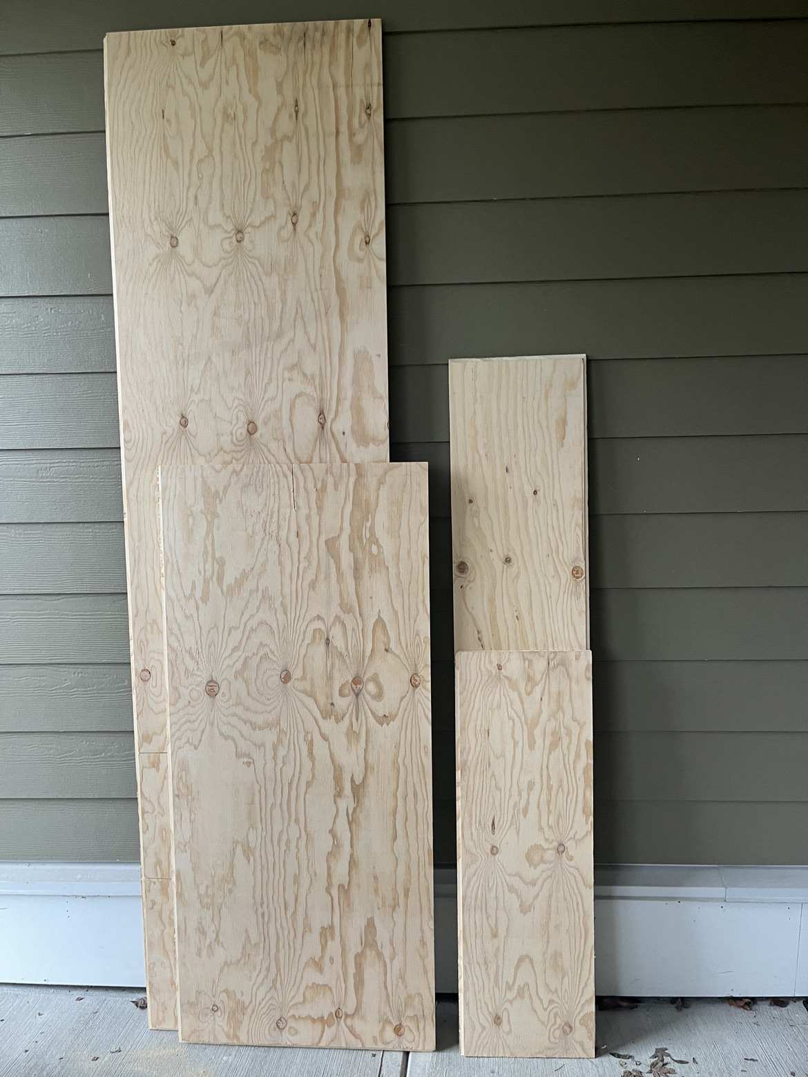 3/4” think plywood 4 pieces thumbnail