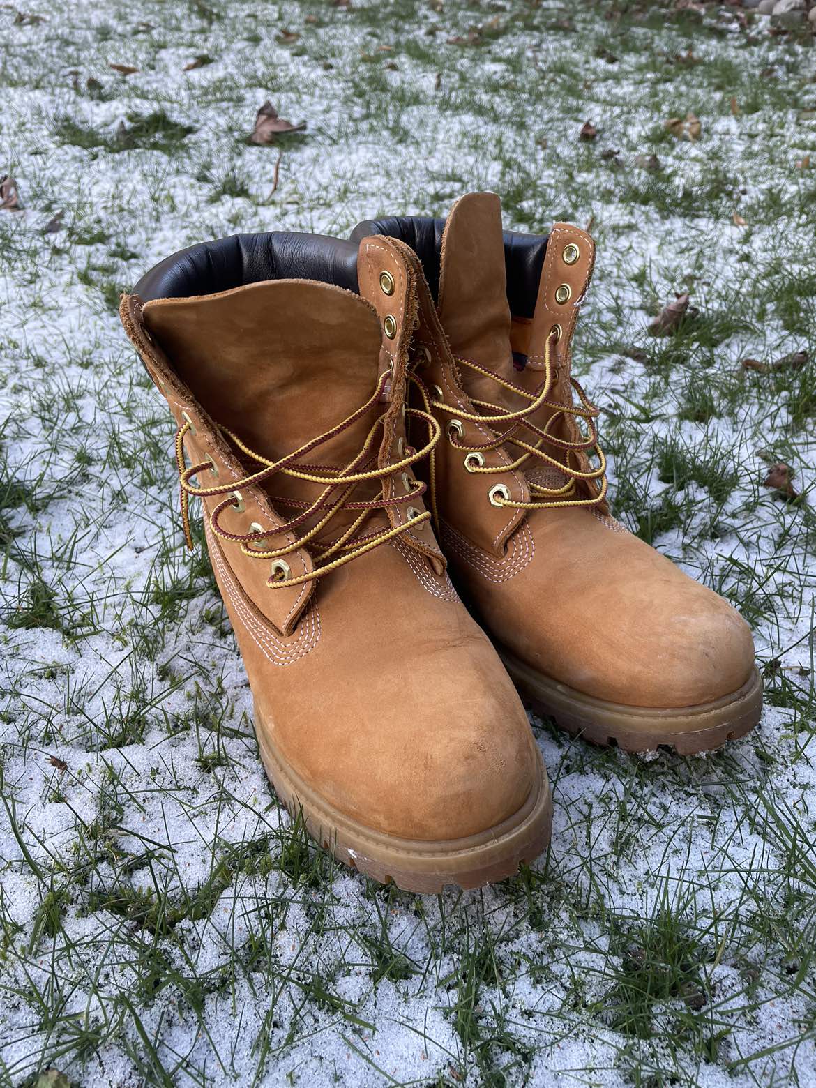 (US 8) Timberland Boots Wheat Nubuck