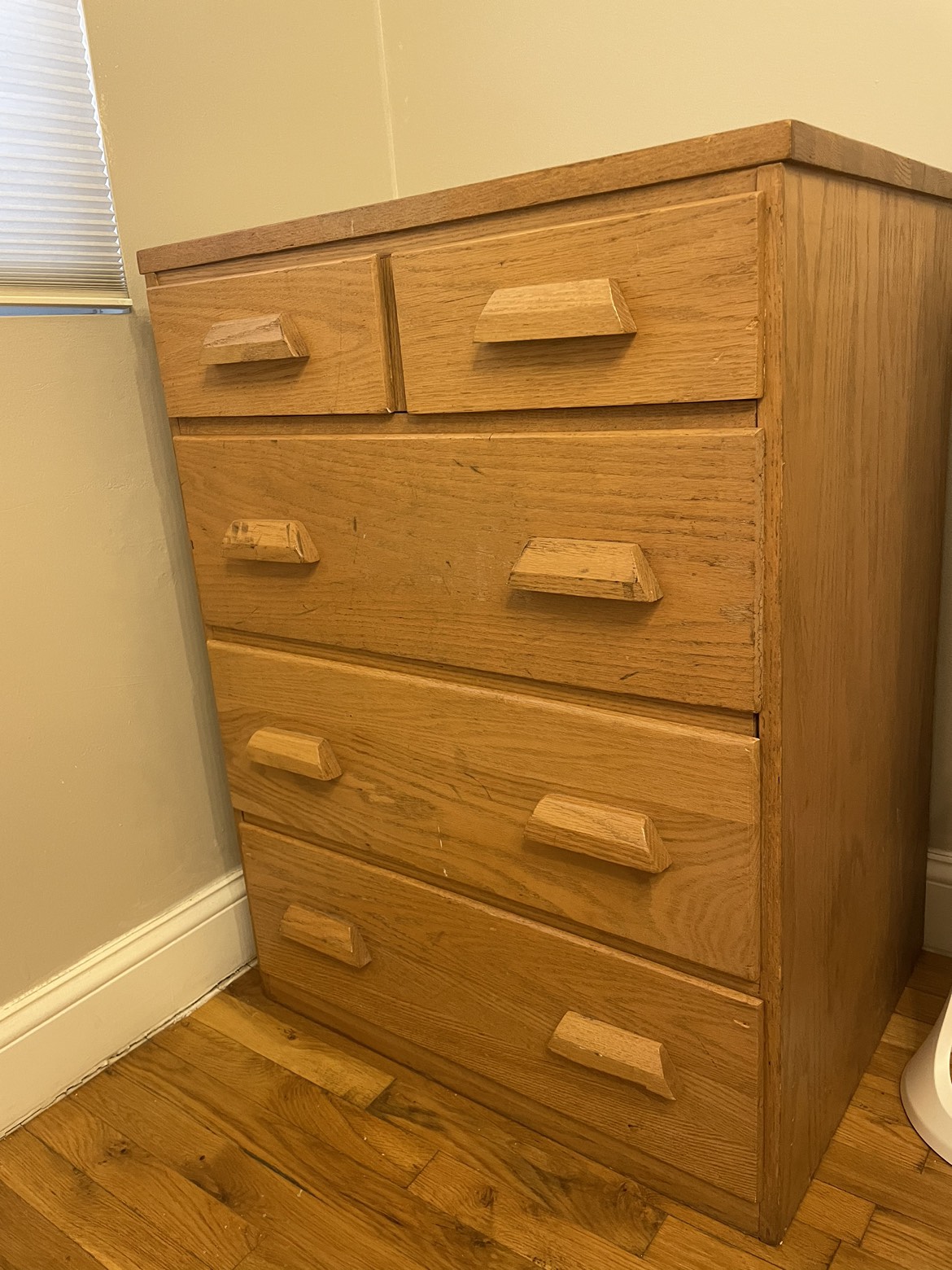 Solid wood wardrobe