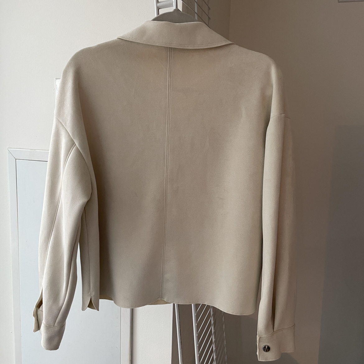 Zara faux suede jacket M image indicator(5)