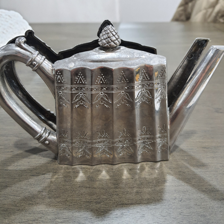 vintage silver napkin holder - photo 5