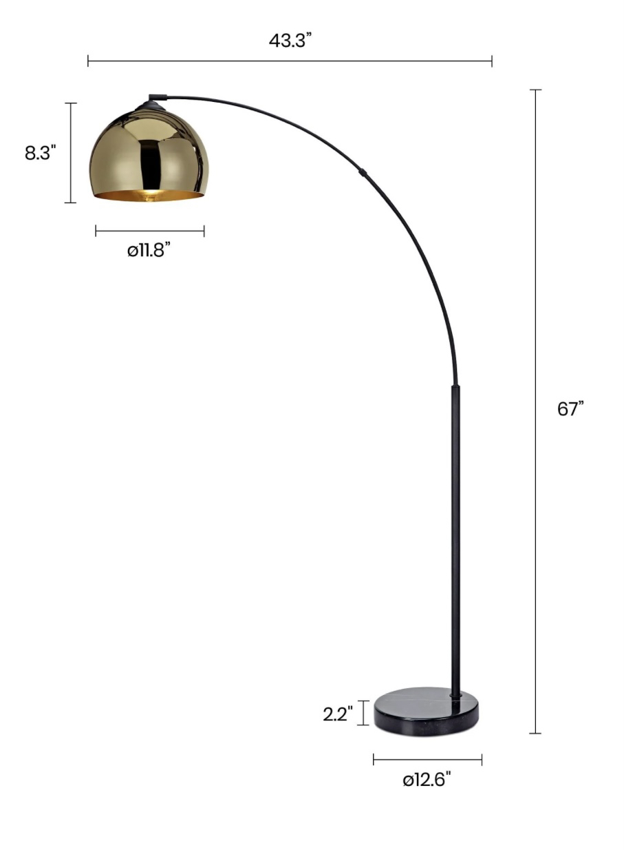 NEW - HANA Arc Floor Lamp image indicator(2)