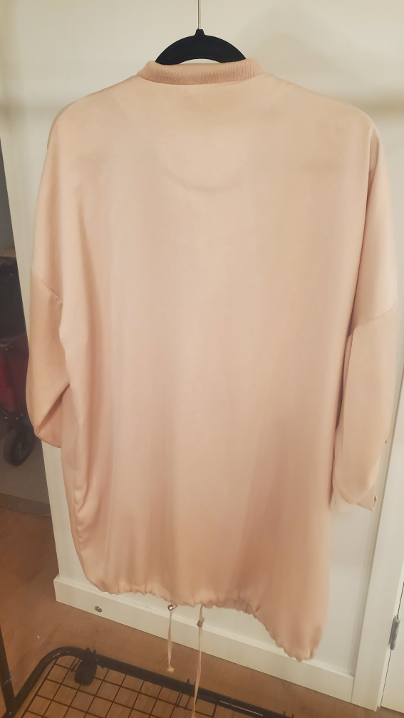 LONG "VARSITY" STYLE OVERSIZE JACKET - photo 4
