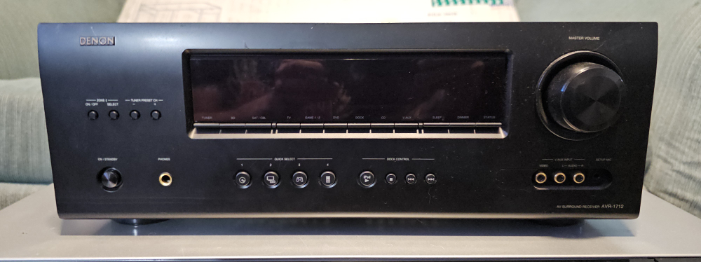 Denon AVR-1712  Audio/Video Receiver