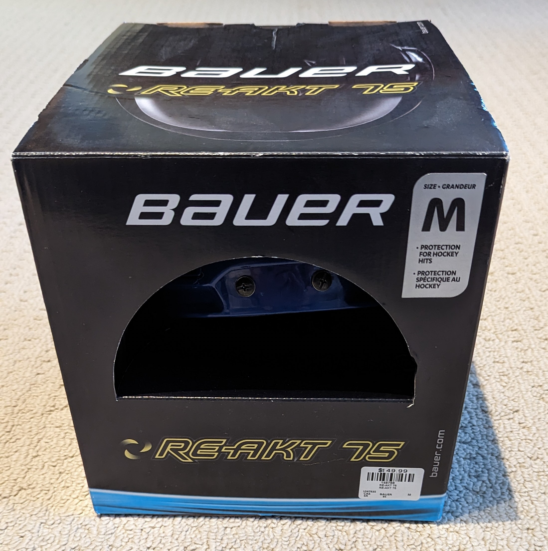 Bauer Reakt 75 Helmet - Never used