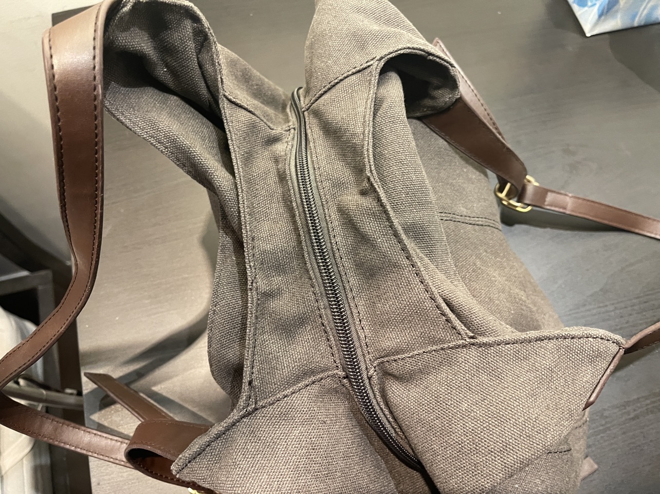 Canvas shoulder bag #freecycle image indicator(5)