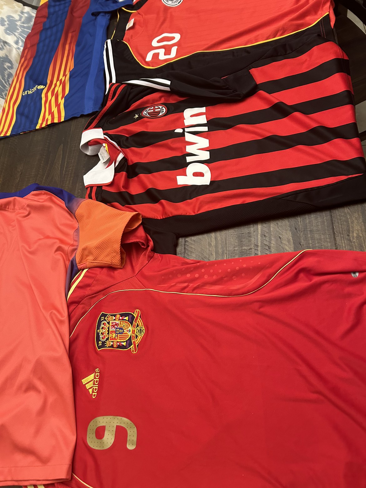 Assorted Soccer Jerseys Adult L/XL $40-$100ea Pls inquire image indicator(8)