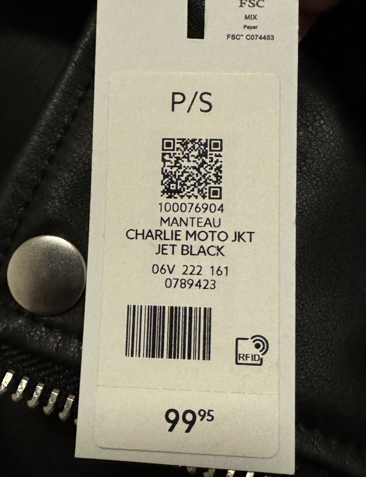 Dynamite (S) moto faux jacket image indicator(3)