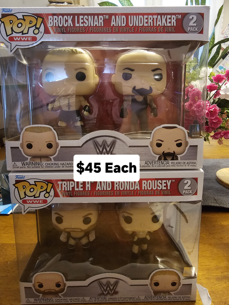 WWE 2 pack funkosfor sale $45 each