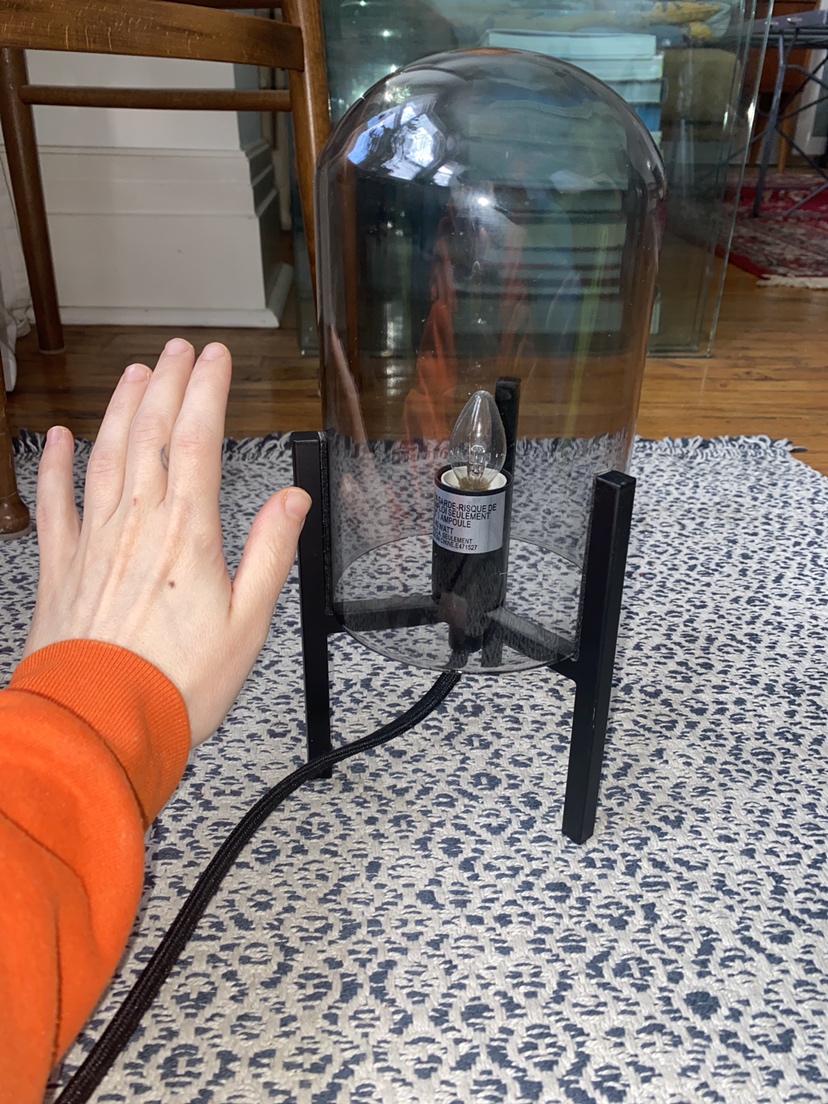 🥕MCM smoked glass lil lamp - photo 2