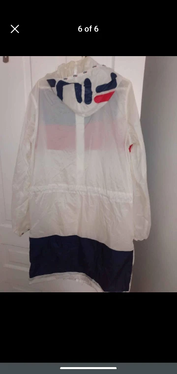 women's rain wind jacket fila women's 3/4  jacket image indicator(2)