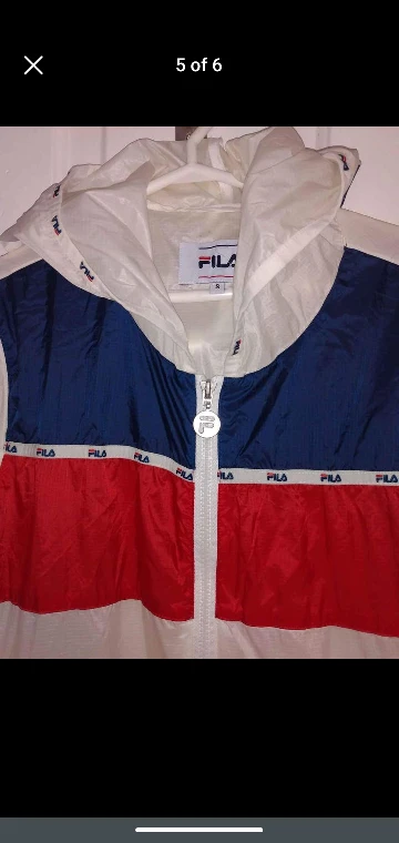 women's rain wind jacket fila women's 3/4  jacket image indicator(3)