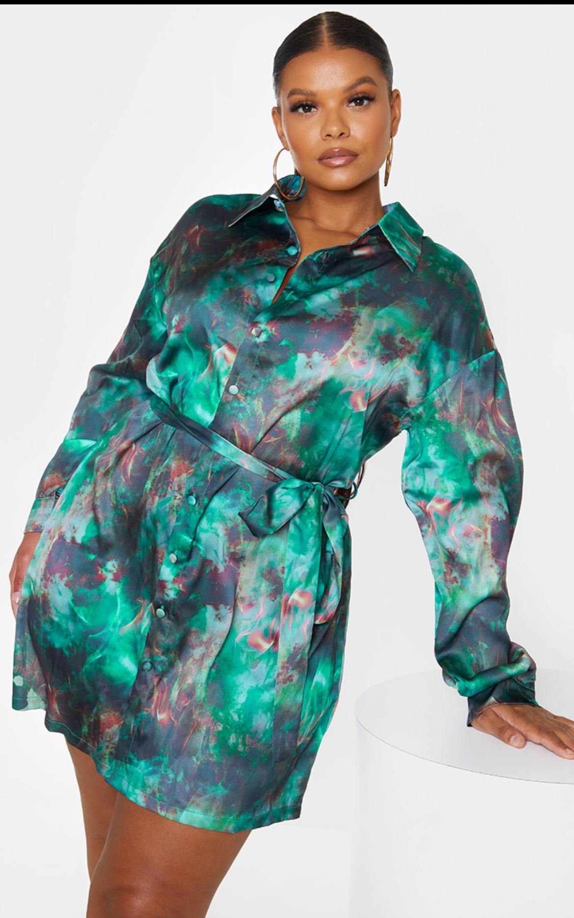 Summer Tie Dye Shirt Dress - photo 2