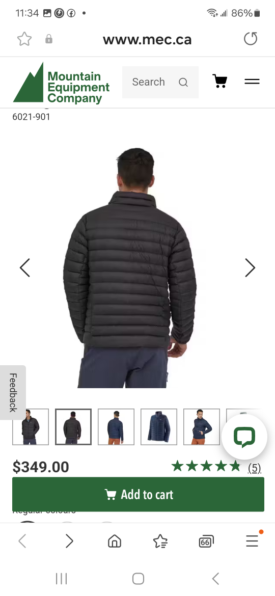 Patagonia Down Sweater - Men's size M( NEW) - photo 2