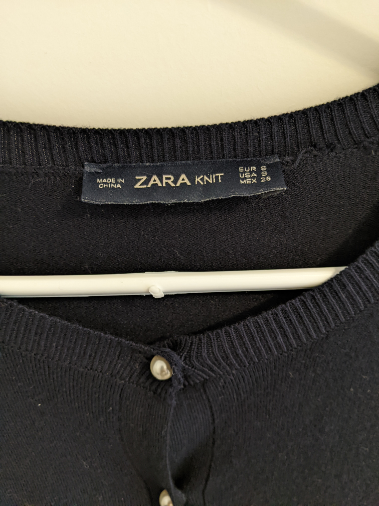 Zara Knit Women's Cardigan (Navy) image indicator(2)