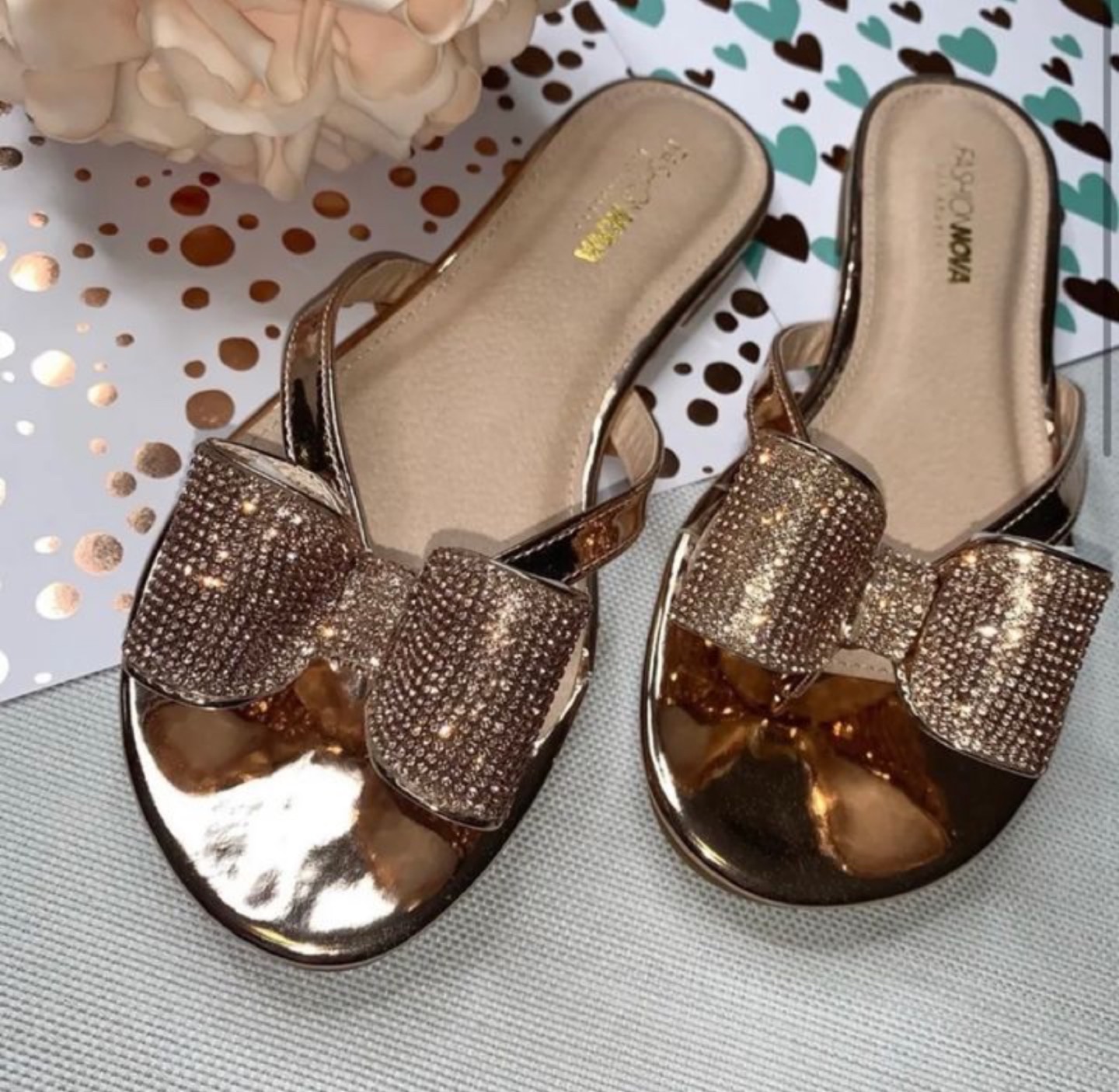Fashion Nova' Bow Tie Sandals - photo 2
