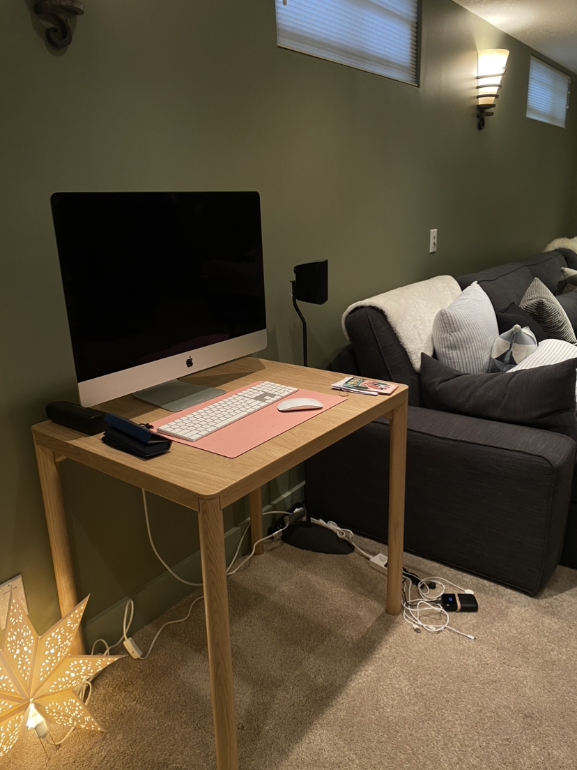 Table, oak veneer “Ravaror” Ikea thumbnail