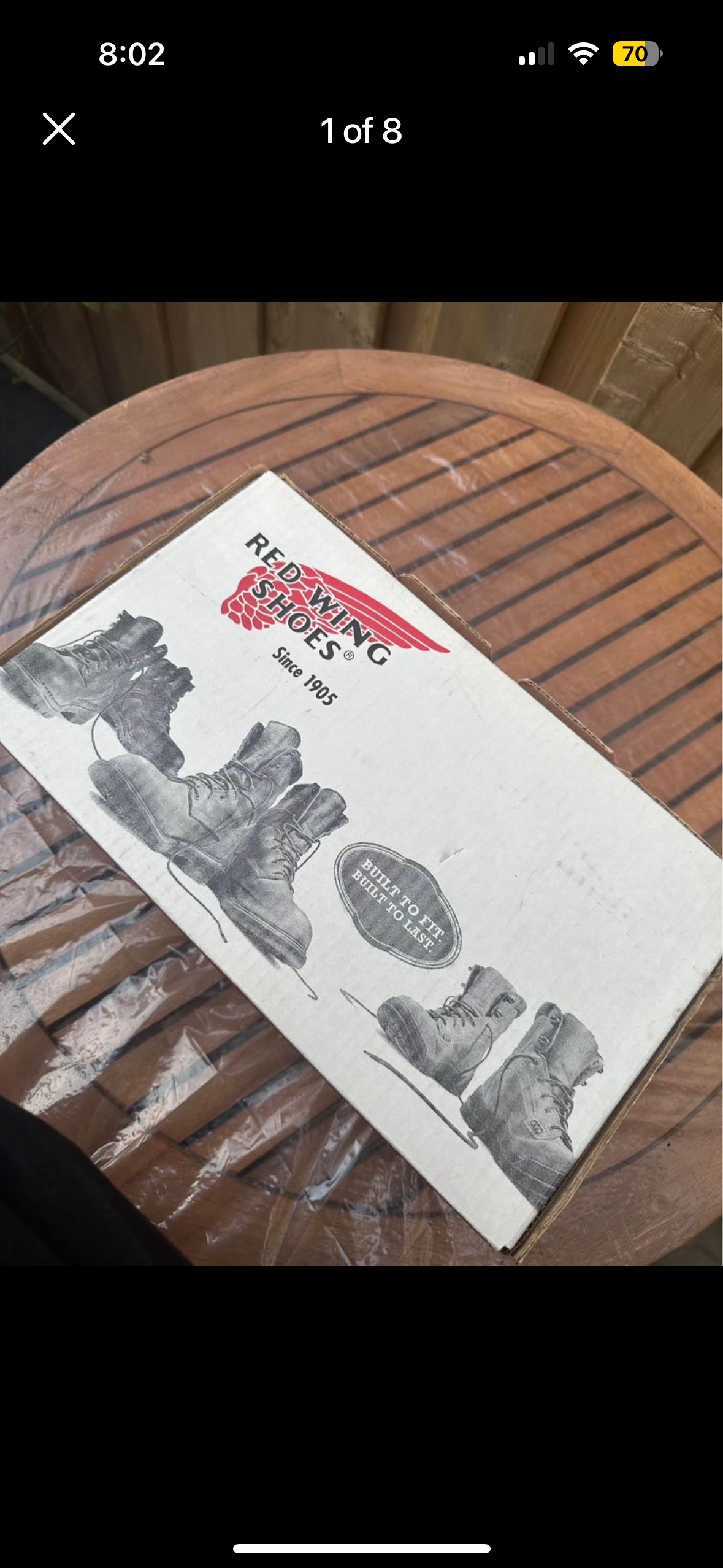 New Steel Toe Shoes Size 8.5 EEE image indicator(8)