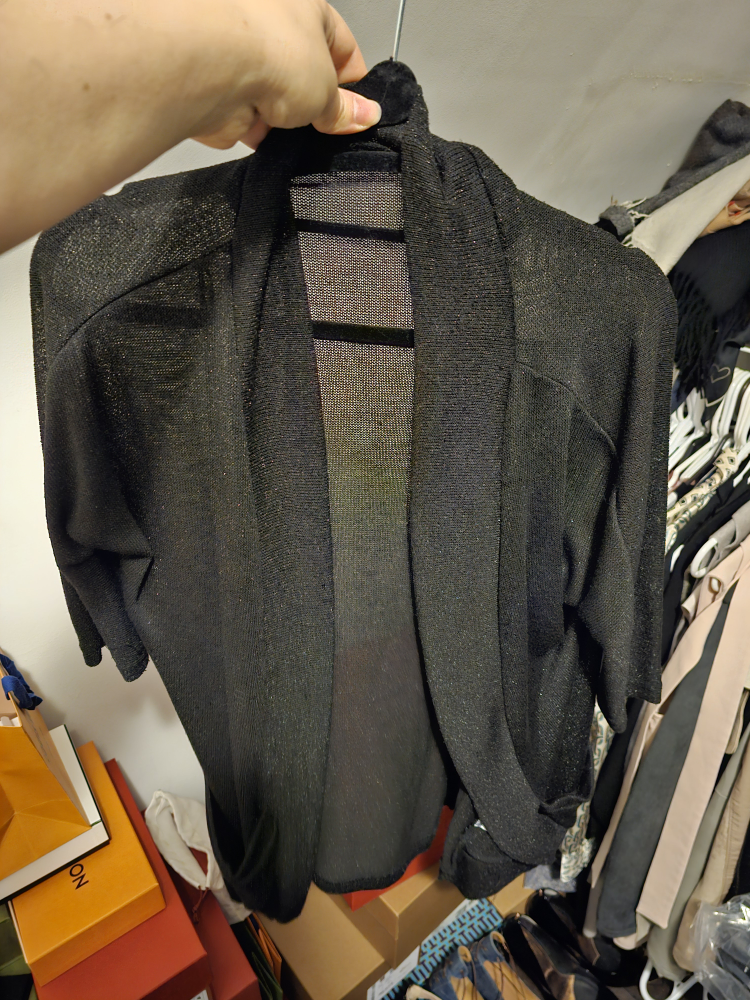 Black Cardigan, Size SM thumbnail