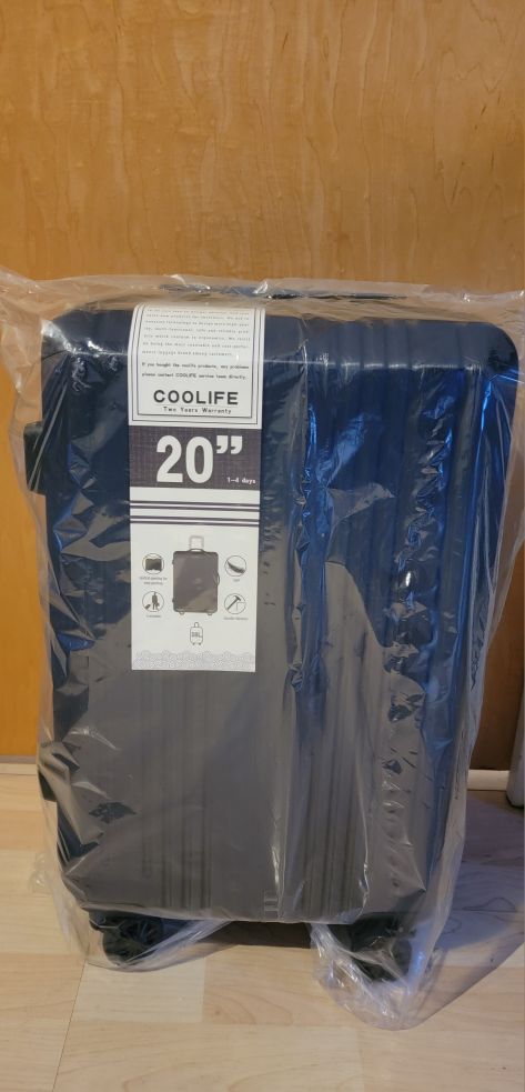 Brand New Coolife Luggage Suitcase  with TSA Lock Spinner 20in - photo 2