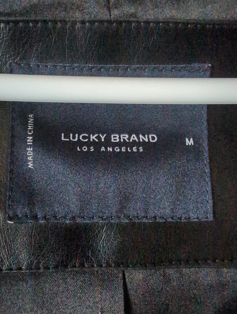 Lucky brand faux fur jacket with hood, size M - photo 2