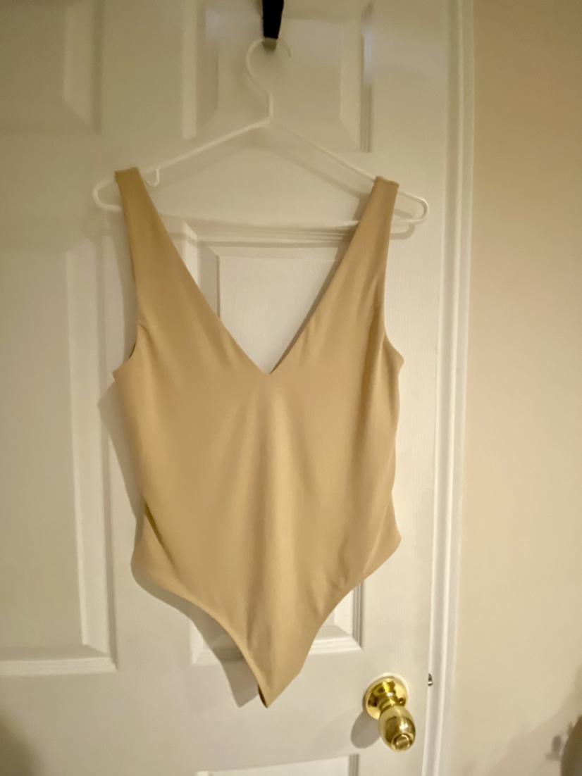 Bodysuit V neck Babaton by Aritzia