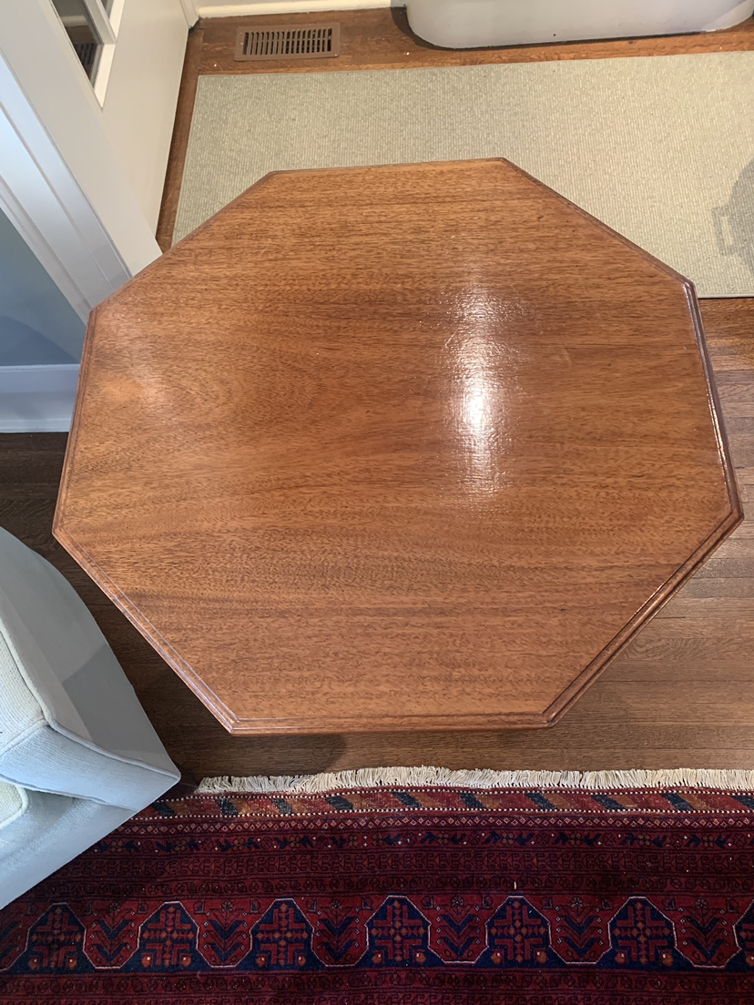 Hexagon Side table (antique) image indicator(2)