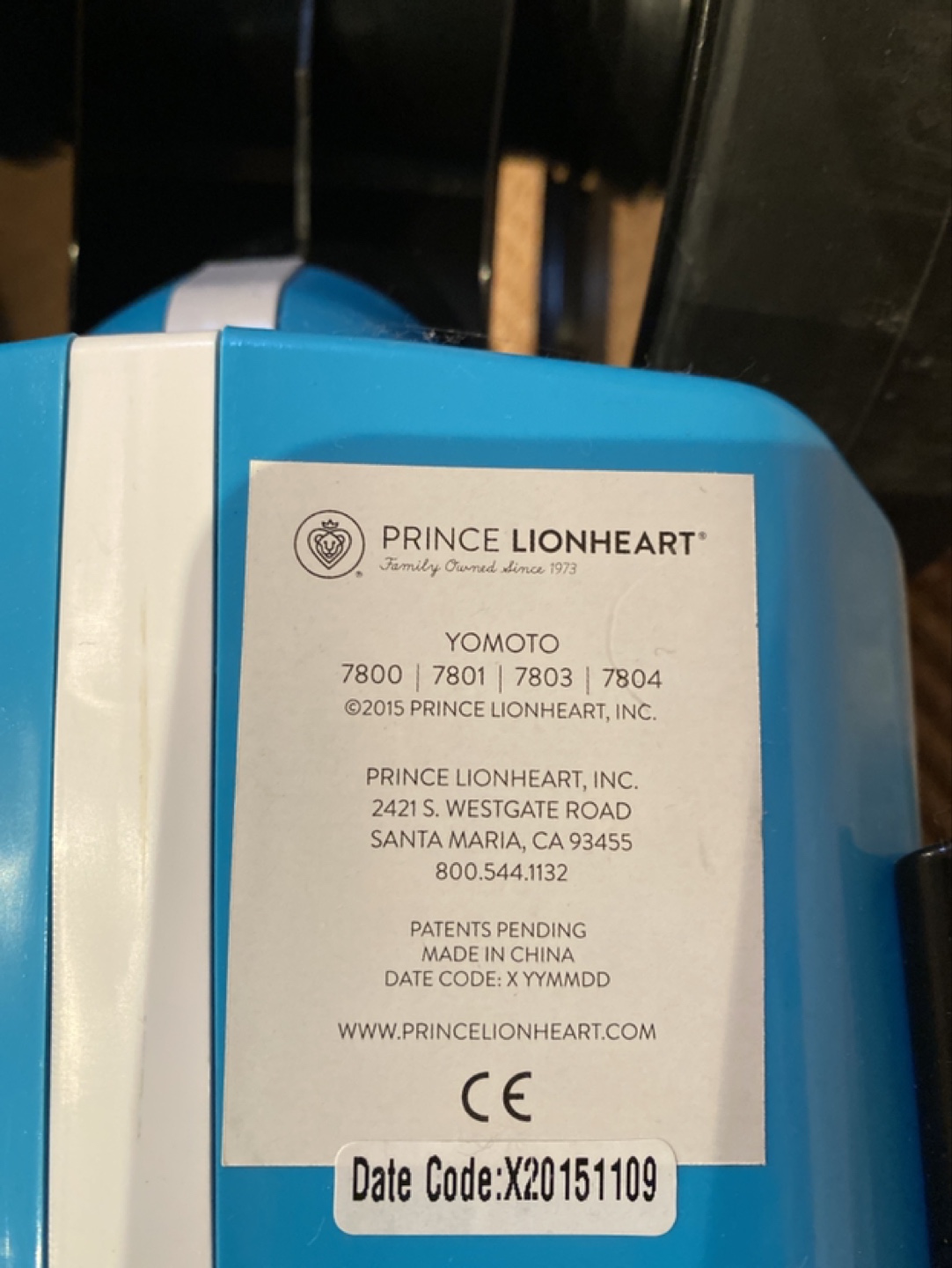 Prince Lionheart yoMOTO Ride-On Toy for Toddlers, Blue image indicator(2)