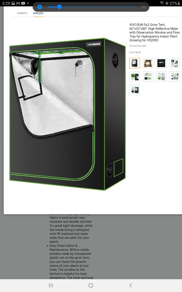Vivosun Grow tent - photo 2