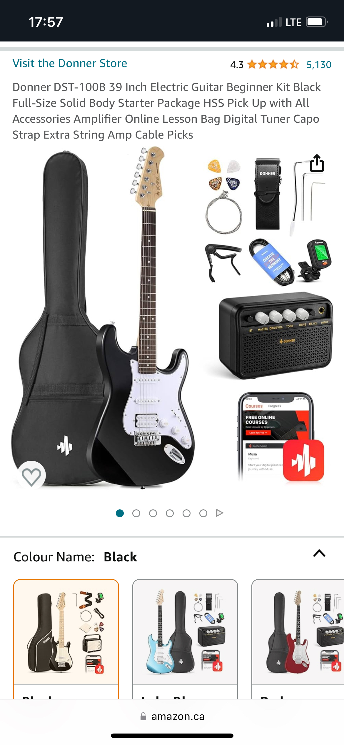 Electronic guitar with amp and stand - all inlcuded - photo 5