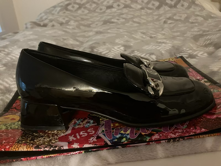 Browns Wishbone Patent Leather Shoes image indicator(3)