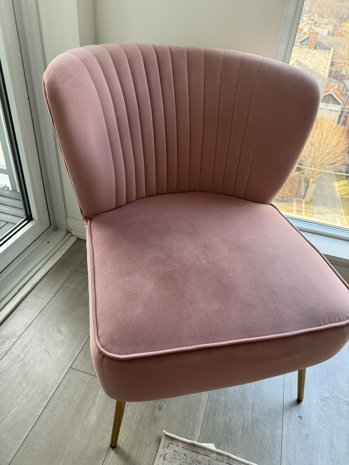 Velvet accent chair - photo 2