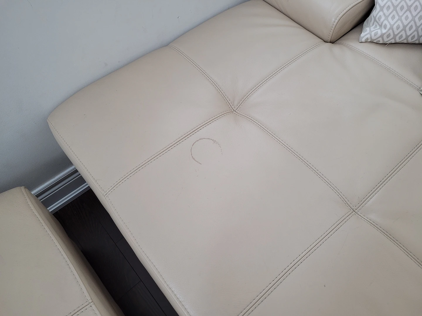 Genuine Ivory couch set for SALE 4PC image indicator(2)